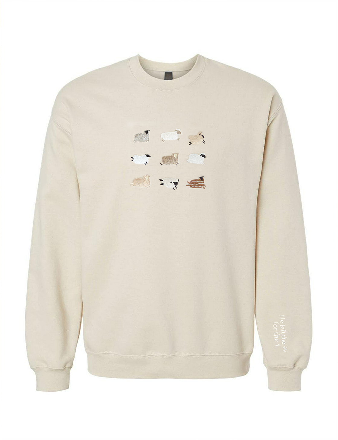 Lost Sheep Embroidered Sweatshirt