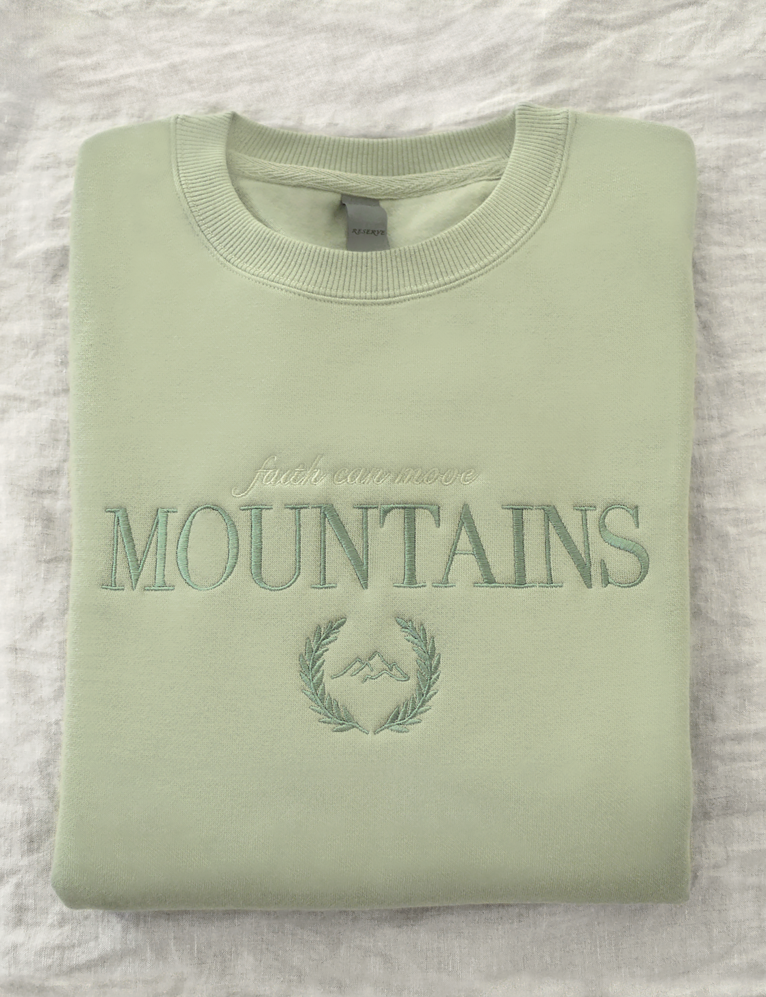 Faith can best sale move mountains sweatshirt