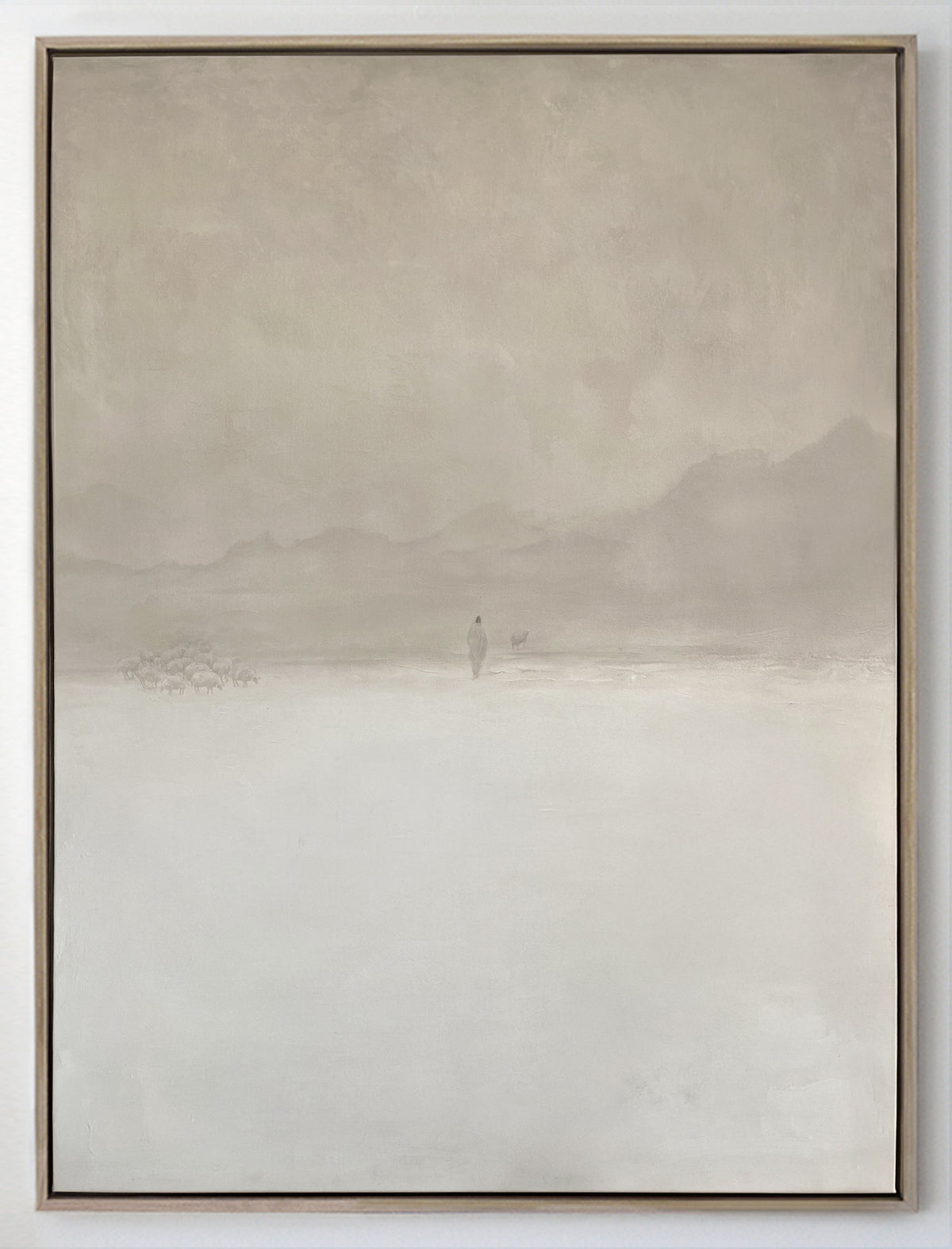 Jesus Leaves the 99, Vertical, warm beige and bone, view 39
