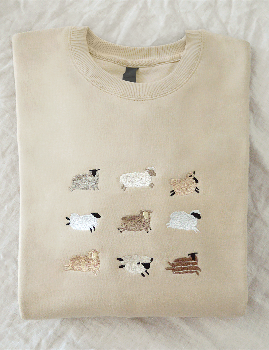 Lost Sheep Embroidered Sweatshirt – Christian Modern