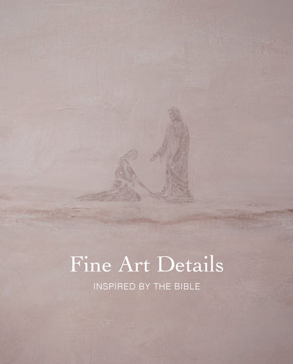 Jesus Heals the Bleeding Woman—Pastel Pink