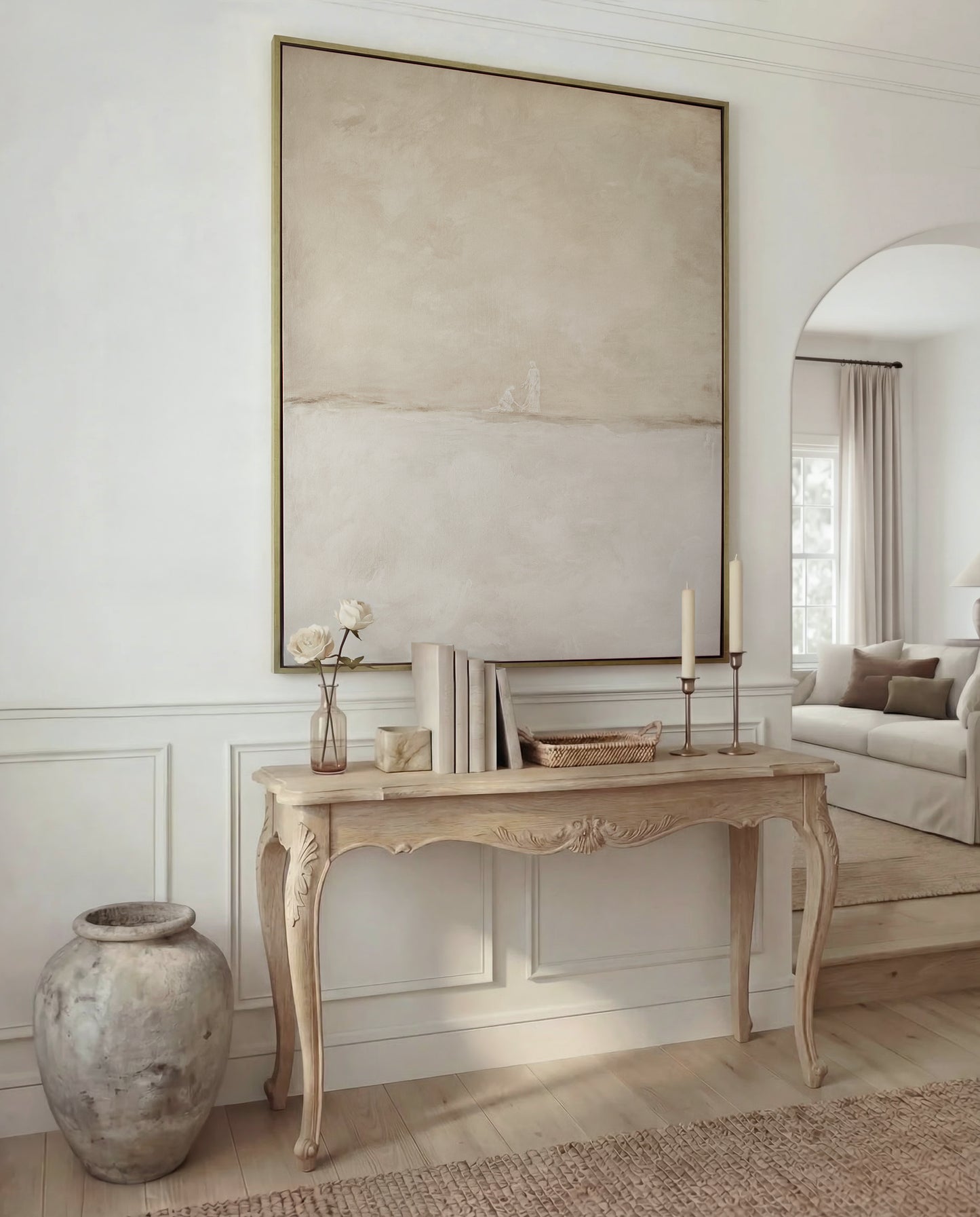 Jesus Heals the Bleeding Woman—Beige