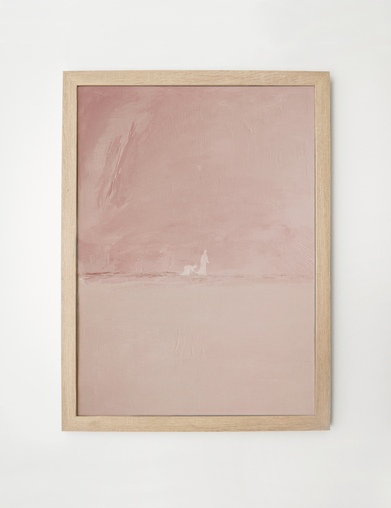 Jesus Heals the Bleeding Woman—Pastel Pink