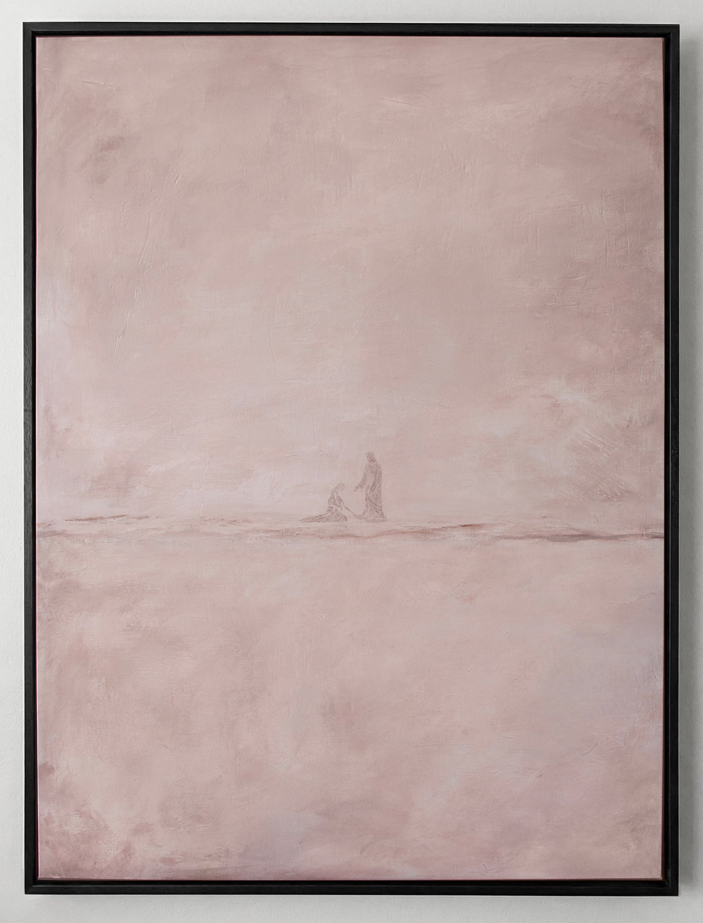 Jesus Heals the Bleeding Woman—Pastel Pink