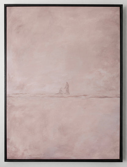 Jesus Heals the Bleeding Woman—Pastel Pink