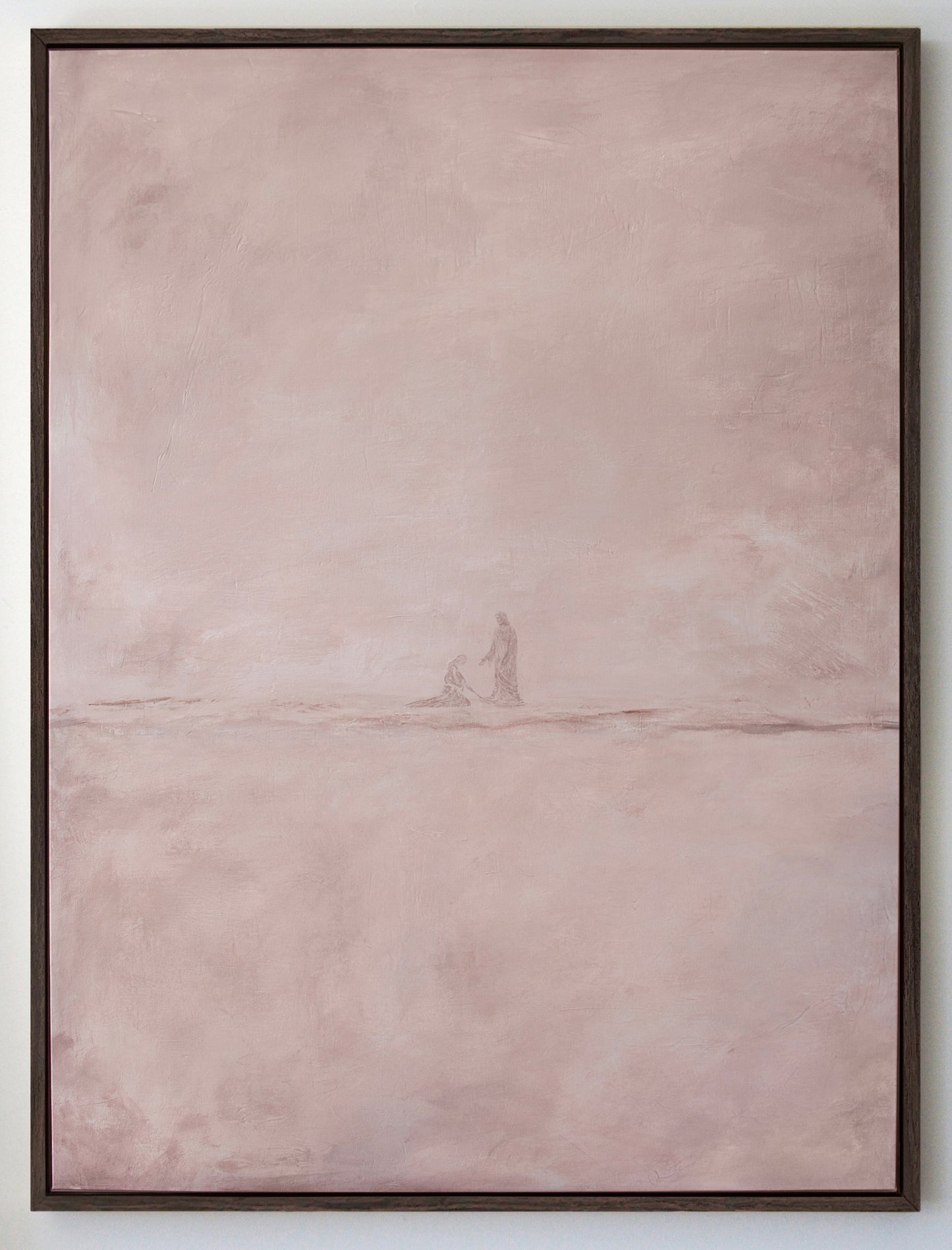 Jesus Heals the Bleeding Woman—Pastel Pink