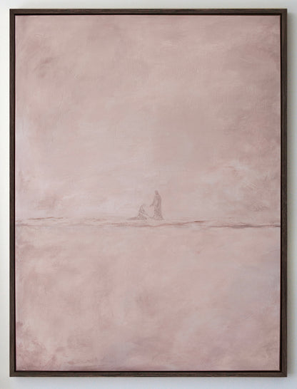 Jesus Heals the Bleeding Woman—Pastel Pink