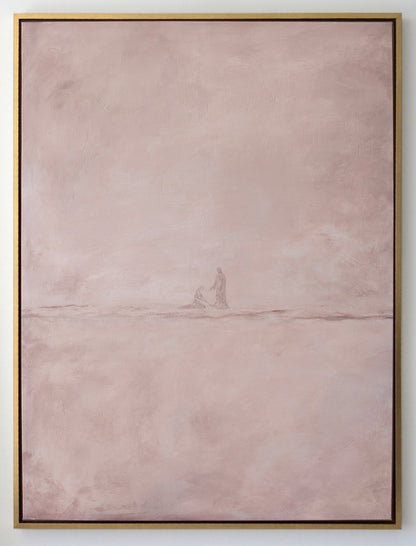 Jesus Heals the Bleeding Woman—Pastel Pink