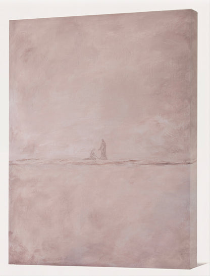 Jesus Heals the Bleeding Woman—Pastel Pink