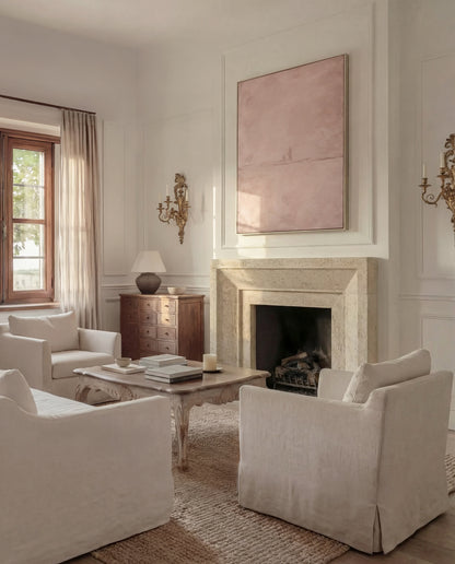 Jesus Heals the Bleeding Woman—Pastel Pink