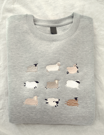 Lost Sheep Embroidered Sweatshirt