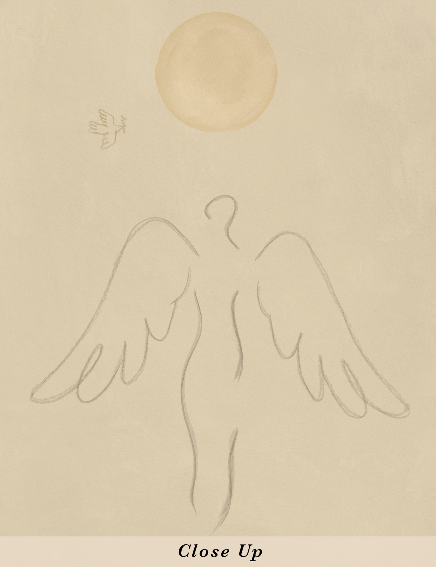 Guardian Angel (Beige & Yellow)