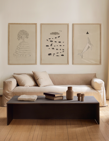 Two by Two Animals | Noah's Ark Nursery Print | Genesis 6:19