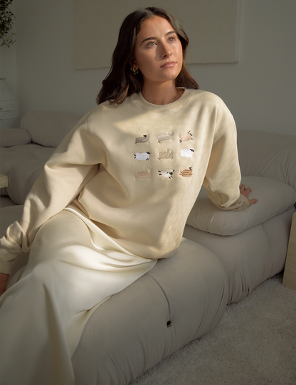 Lost Sheep Embroidered Sweatshirt